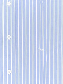 Dior Men's Cotton Shirt Blue