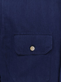 Kiton Men's Cotton Shirt Blue