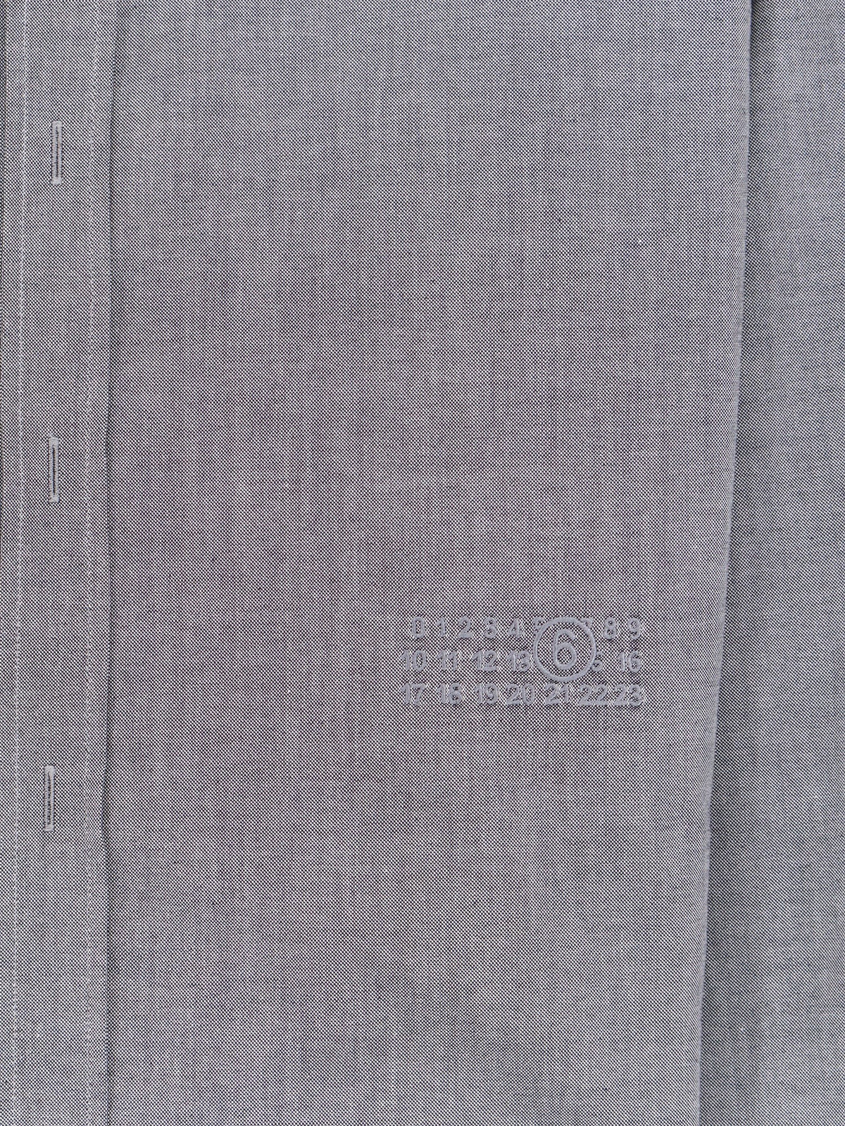 MM6 Maison Margiela Men's Cotton Shirt Black, view 3