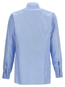 Barba Cotton Shirt Blue