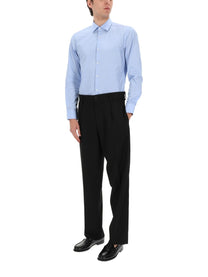 HUGO BOSS Men's Cotton Shirt Blue