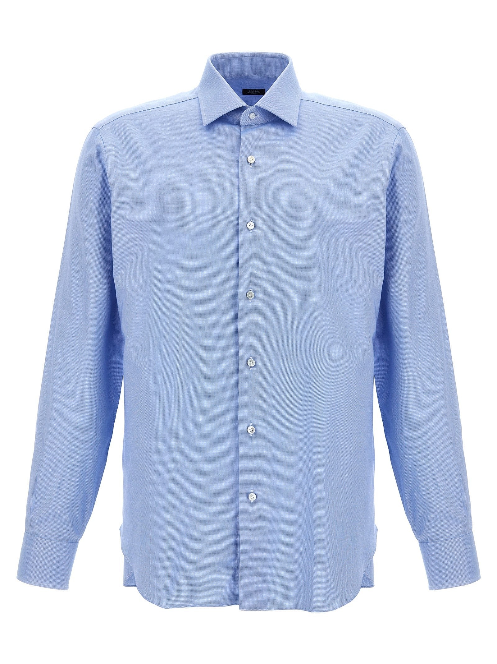 Barba Cotton Shirt Blue