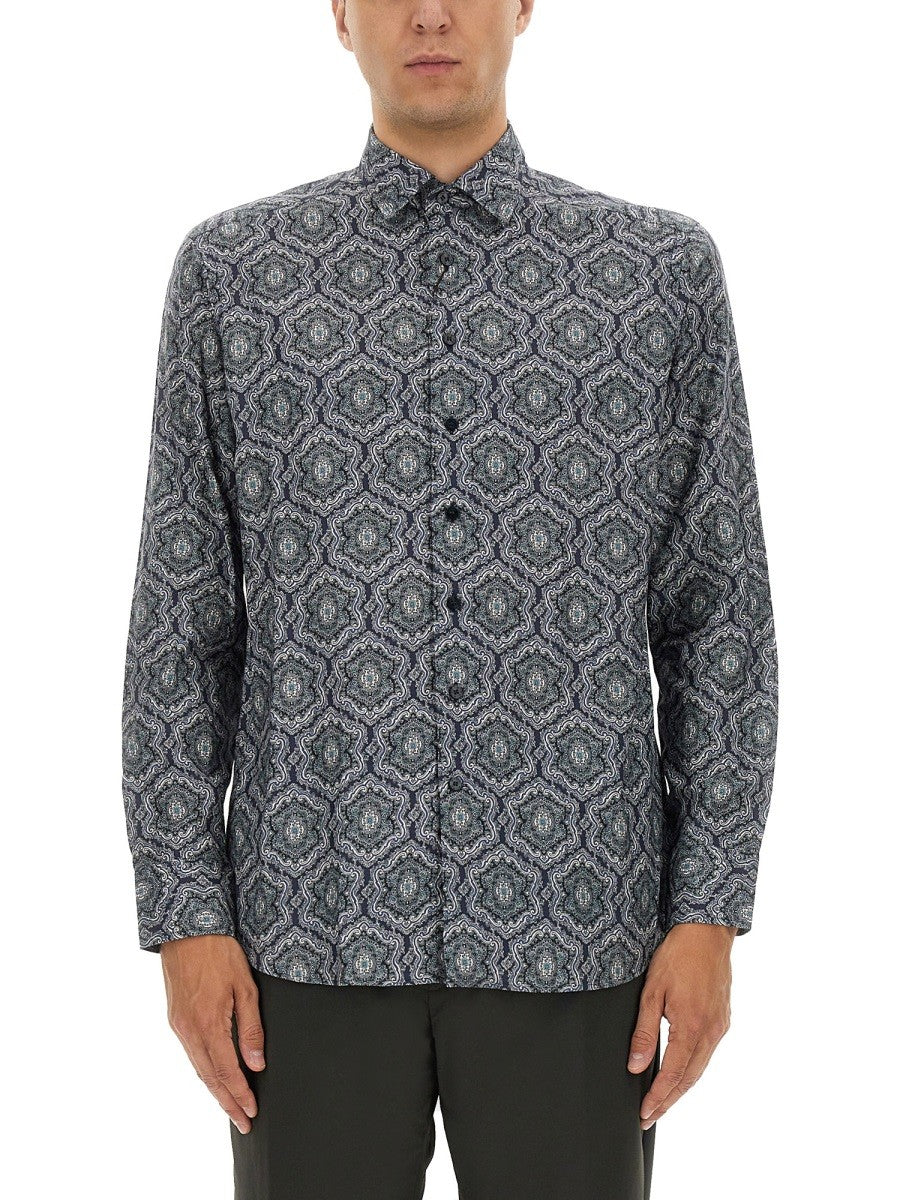 Etro Men's Cotton Shirt Multicolor