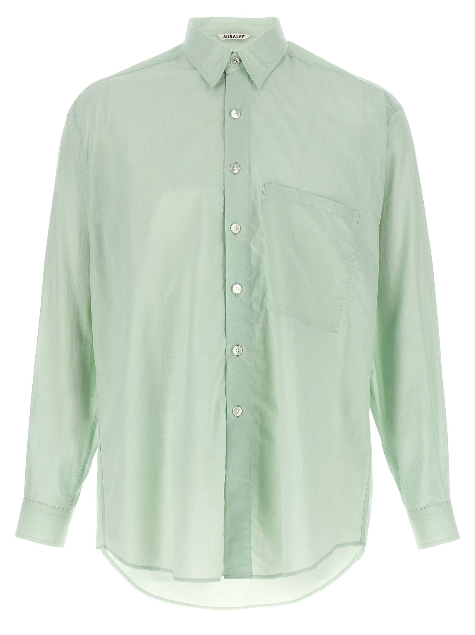 Auralee Cotton Shirt Green