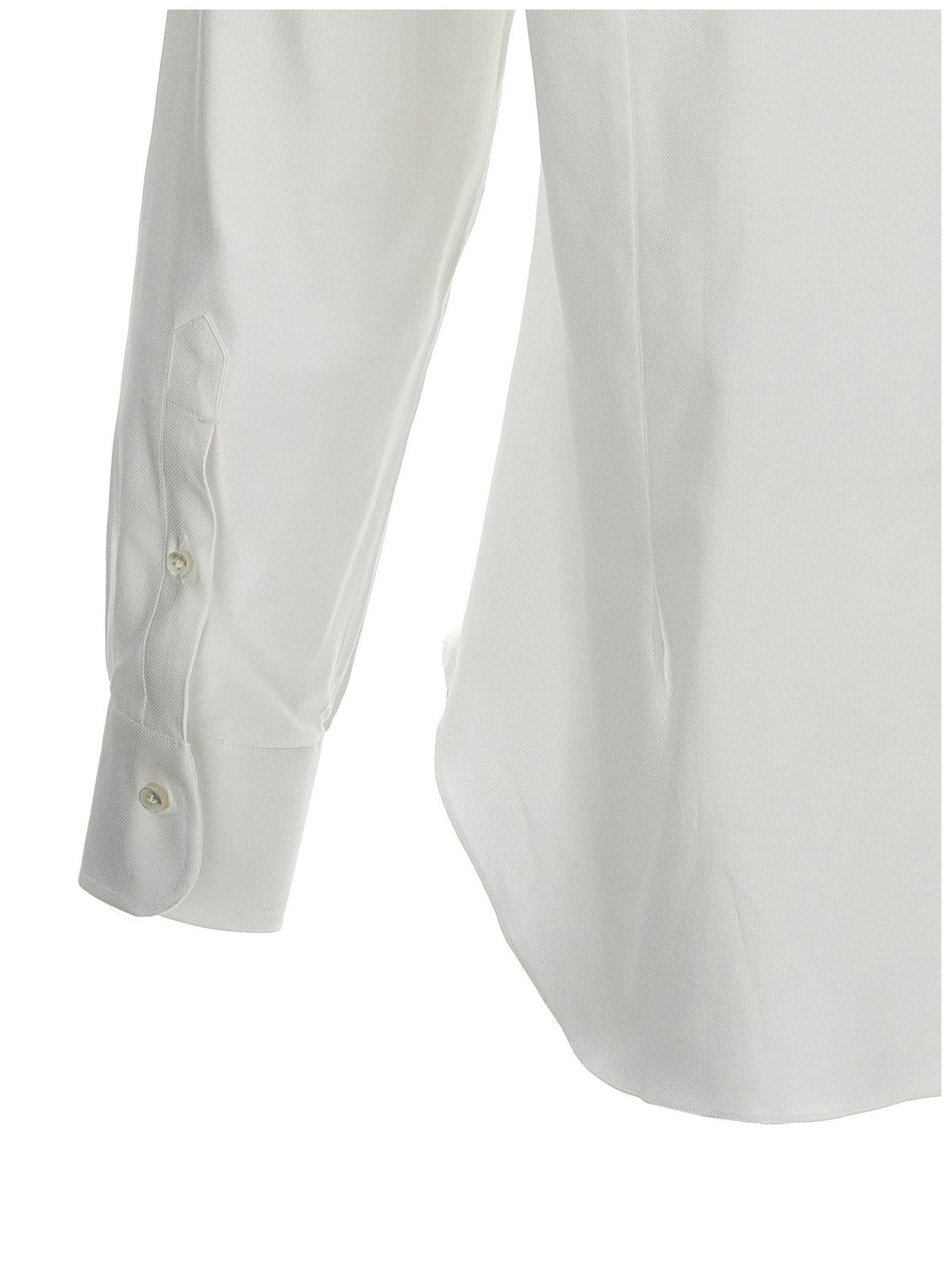 Barba Cotton Shirt White, view 4