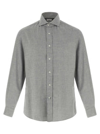 Brunello Cucinelli Cotton Shirt Grey