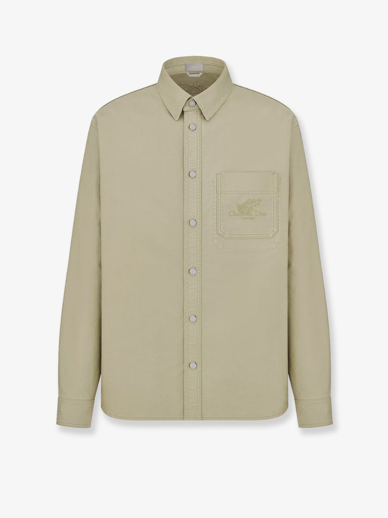 Dior Men's Cotton Shirt Beige Dior