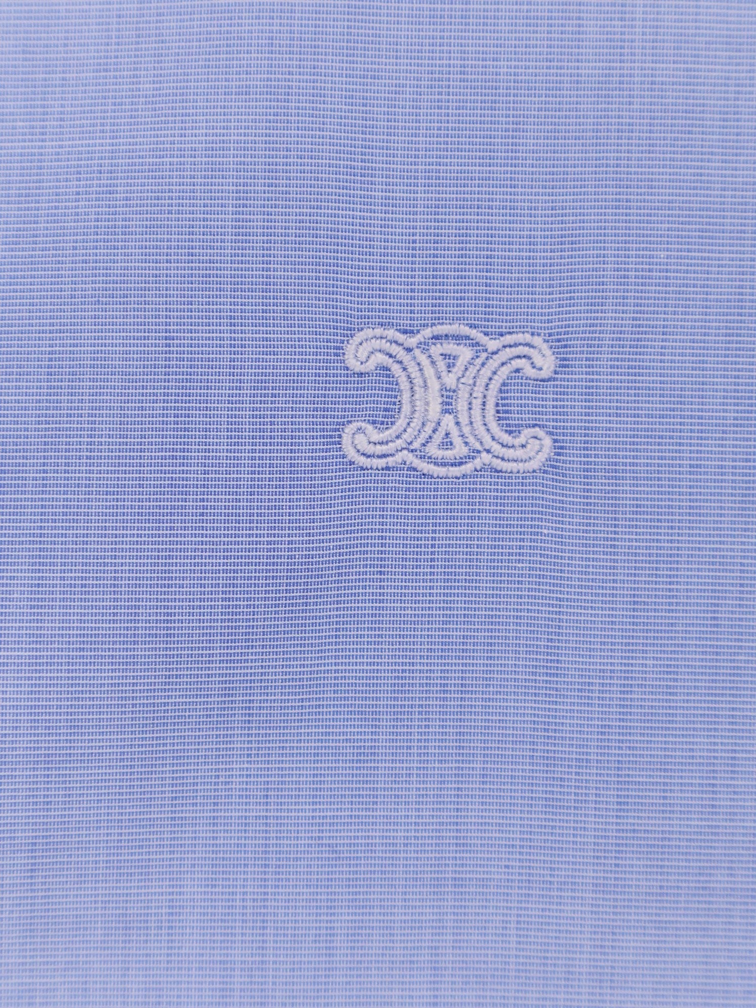 Celine Men's Cotton Shirt Blue Celine