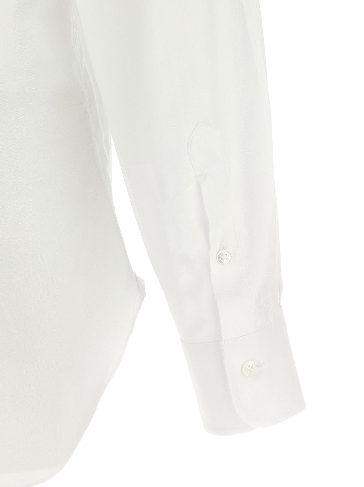 Barba Cotton Shirt White, view 4