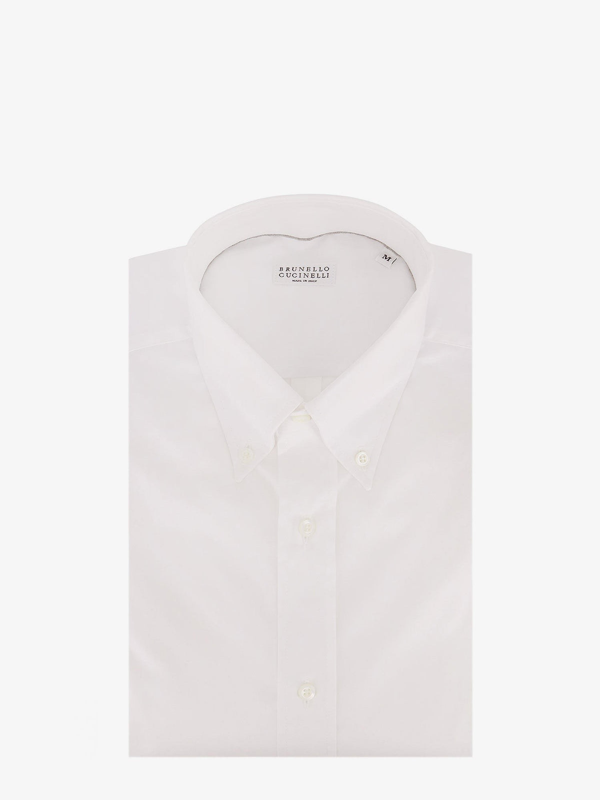 Brunello Cucinelli Men's Cotton Shirt White