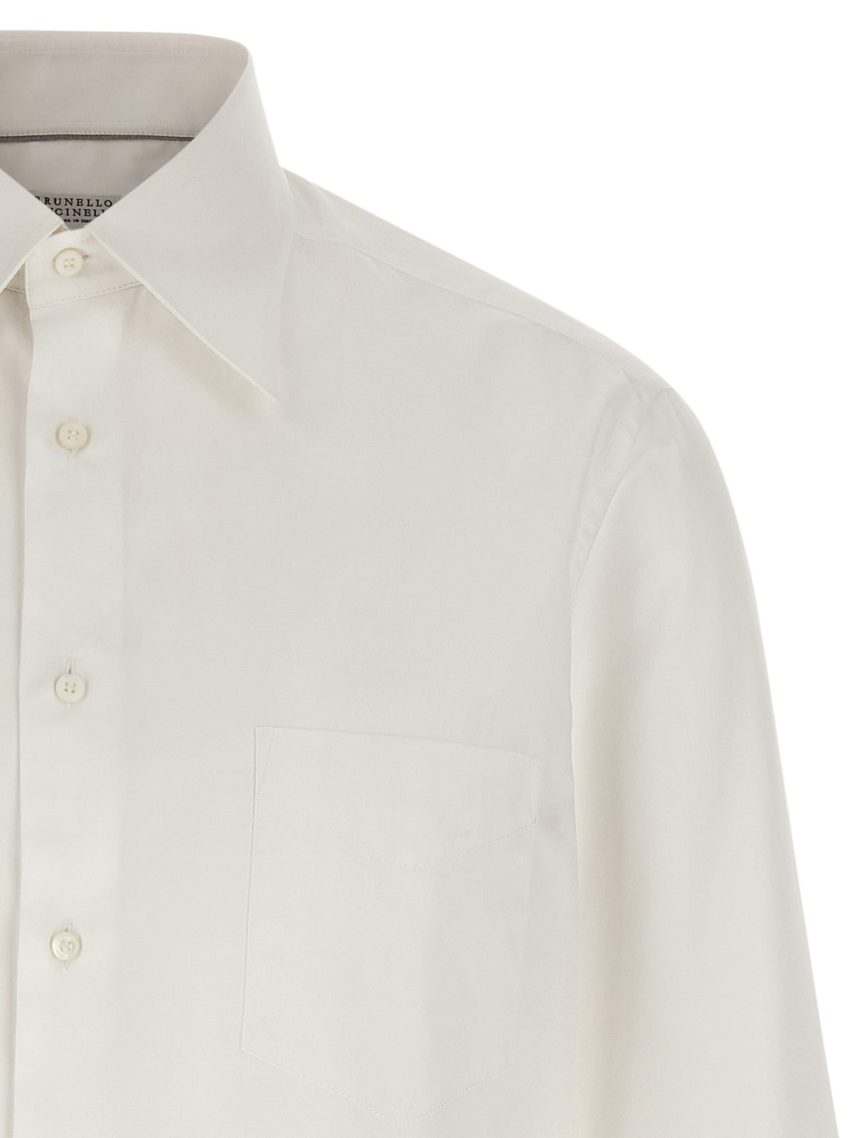 Brunello Cucinelli Cotton Shirt White