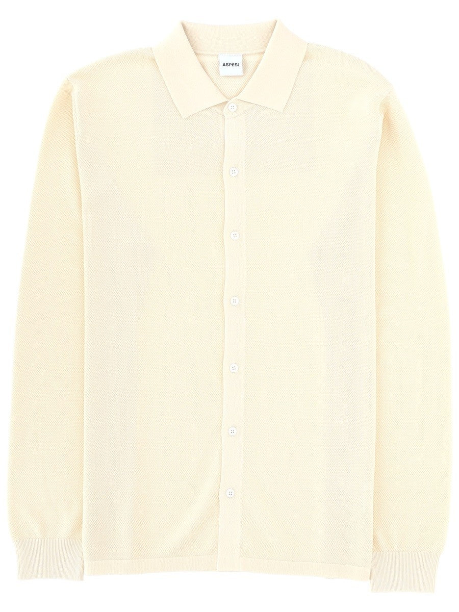 Aspesi Men's Cotton Shirt White Aspesi