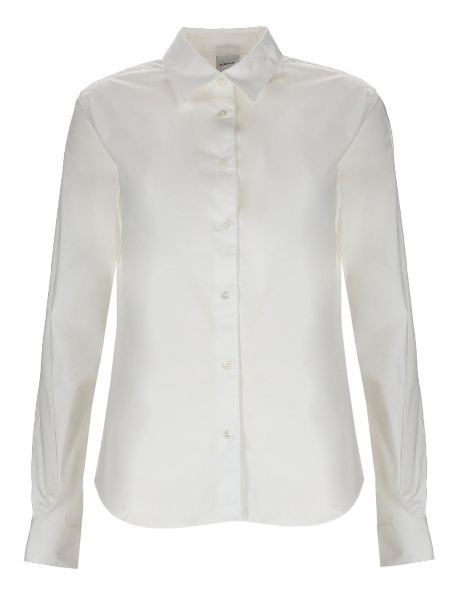 Aspesi Women's Cotton Shirt White Aspesi