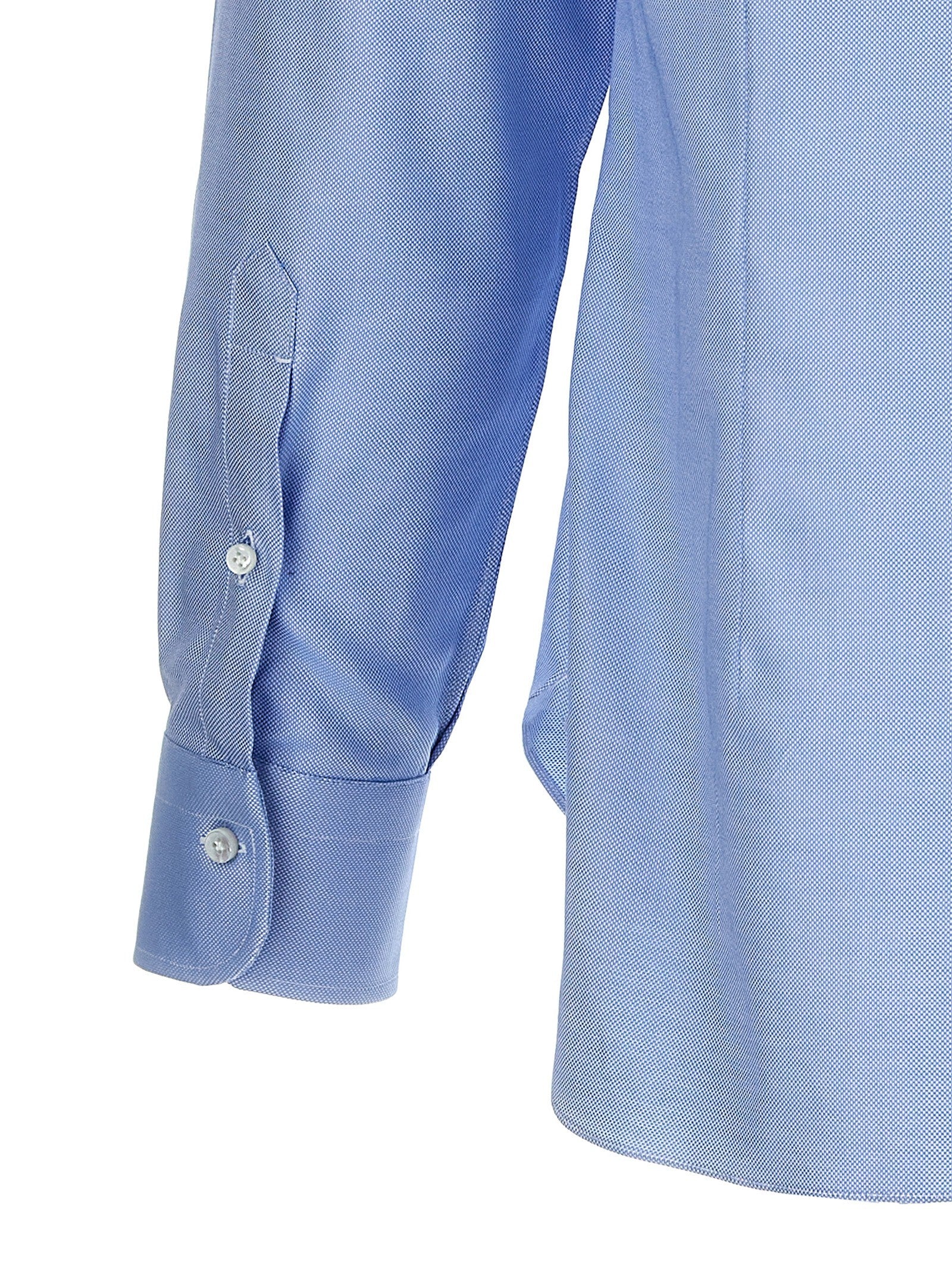 Barba Cotton Shirt Blue