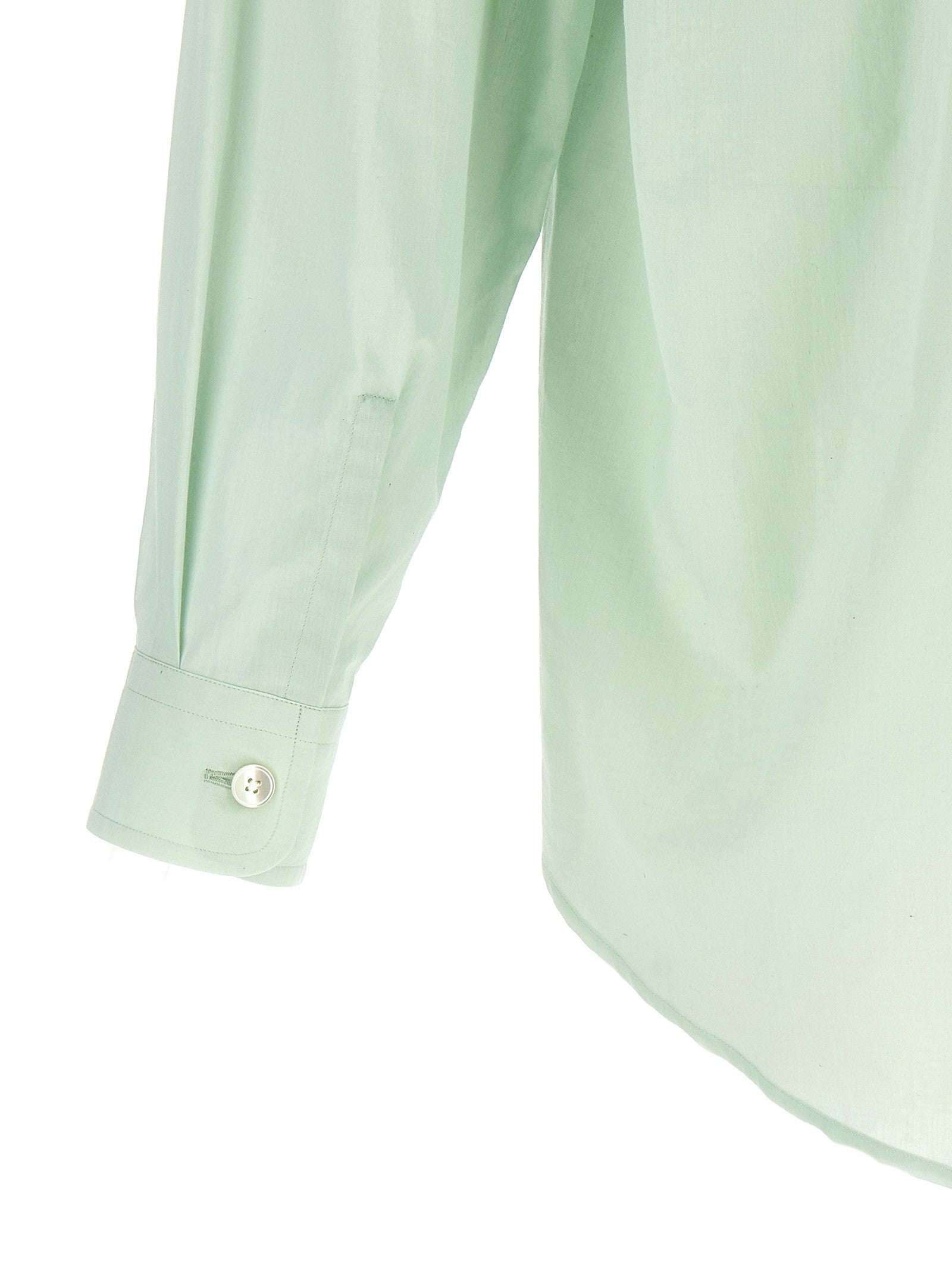 Auralee Cotton Shirt Green