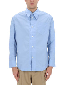 Ami Paris Women's Cotton Shirt Blue