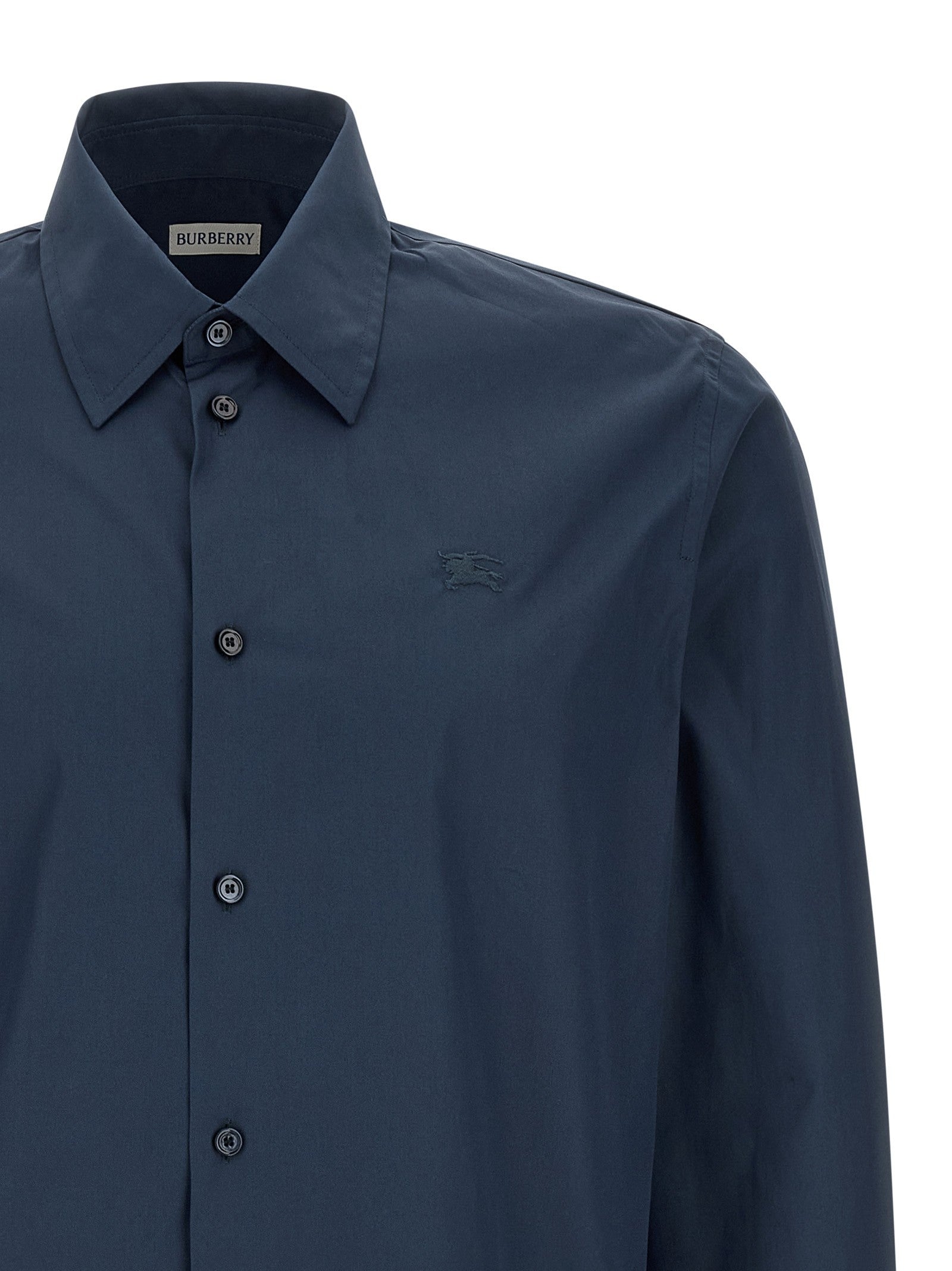 Burberry Cotton Shirt Blue