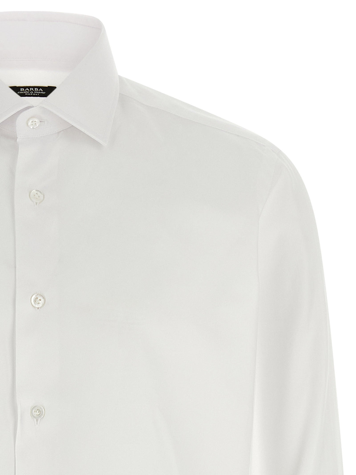 Barba Cotton Shirt White, view 3