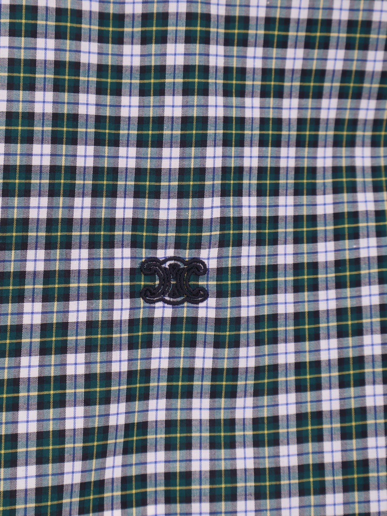 Celine Men's Cotton Shirt White Celine