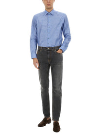 Etro Men's Cotton Shirt Blue