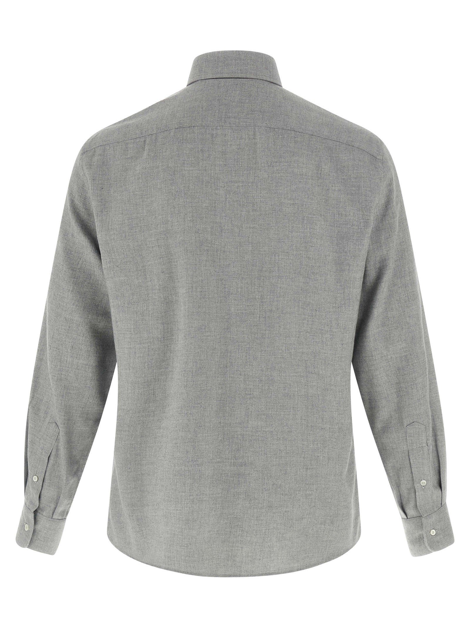 Brunello Cucinelli Cotton Shirt Grey