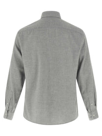 Brunello Cucinelli Cotton Shirt Grey