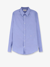 Celine Men's Cotton Shirt Blue Celine