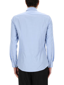 HUGO BOSS Men's Cotton Shirt Blue