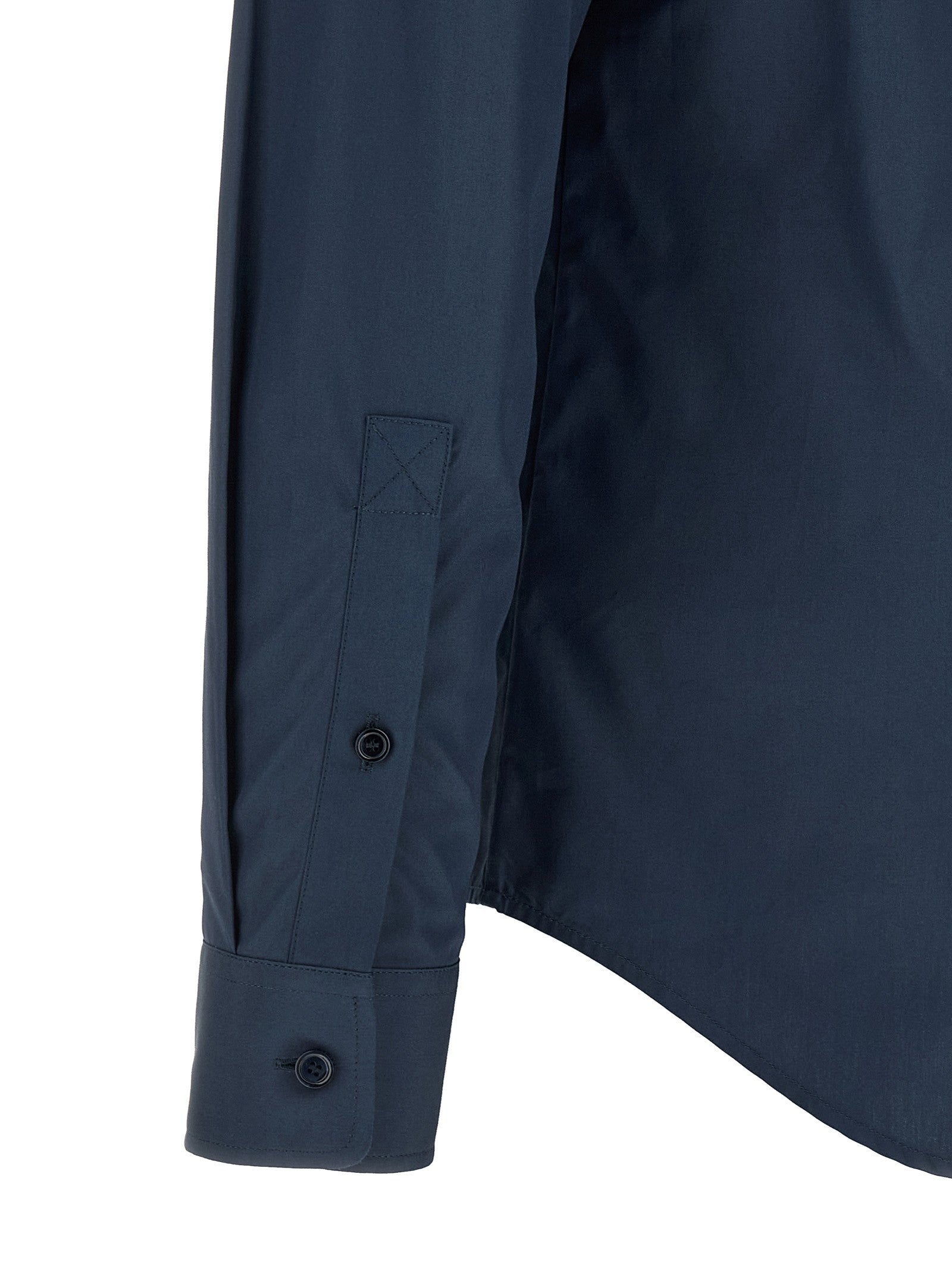 Burberry Cotton Shirt Blue