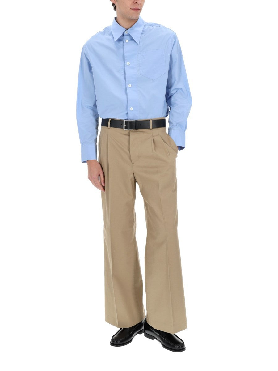 Ami Paris Women's Cotton Shirt Blue