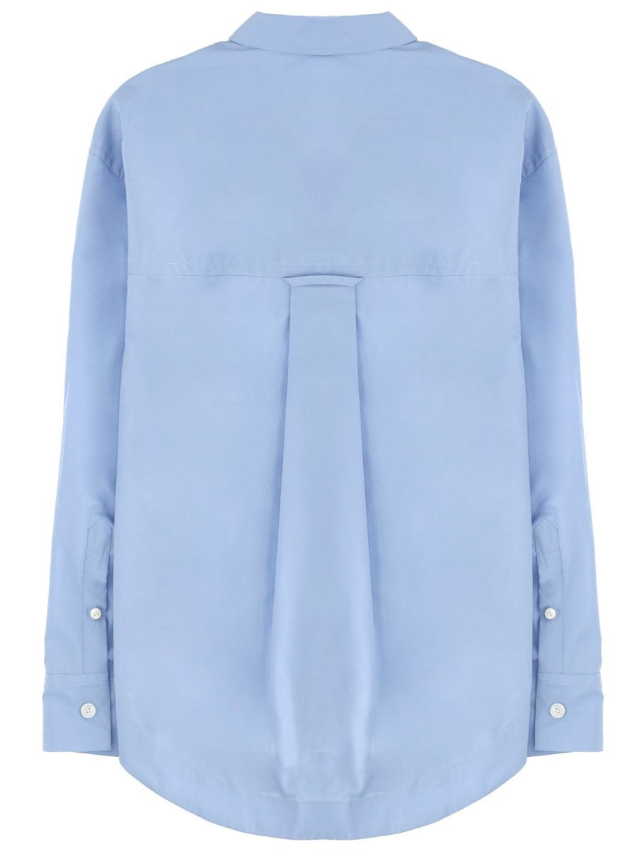 Ami Paris Women's Cotton Shirt Blue