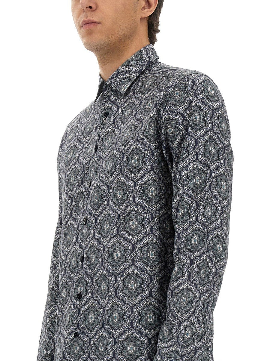 Etro Men's Cotton Shirt Multicolor
