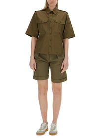 ASPESI Women's Cotton Shirt Green ASPESI