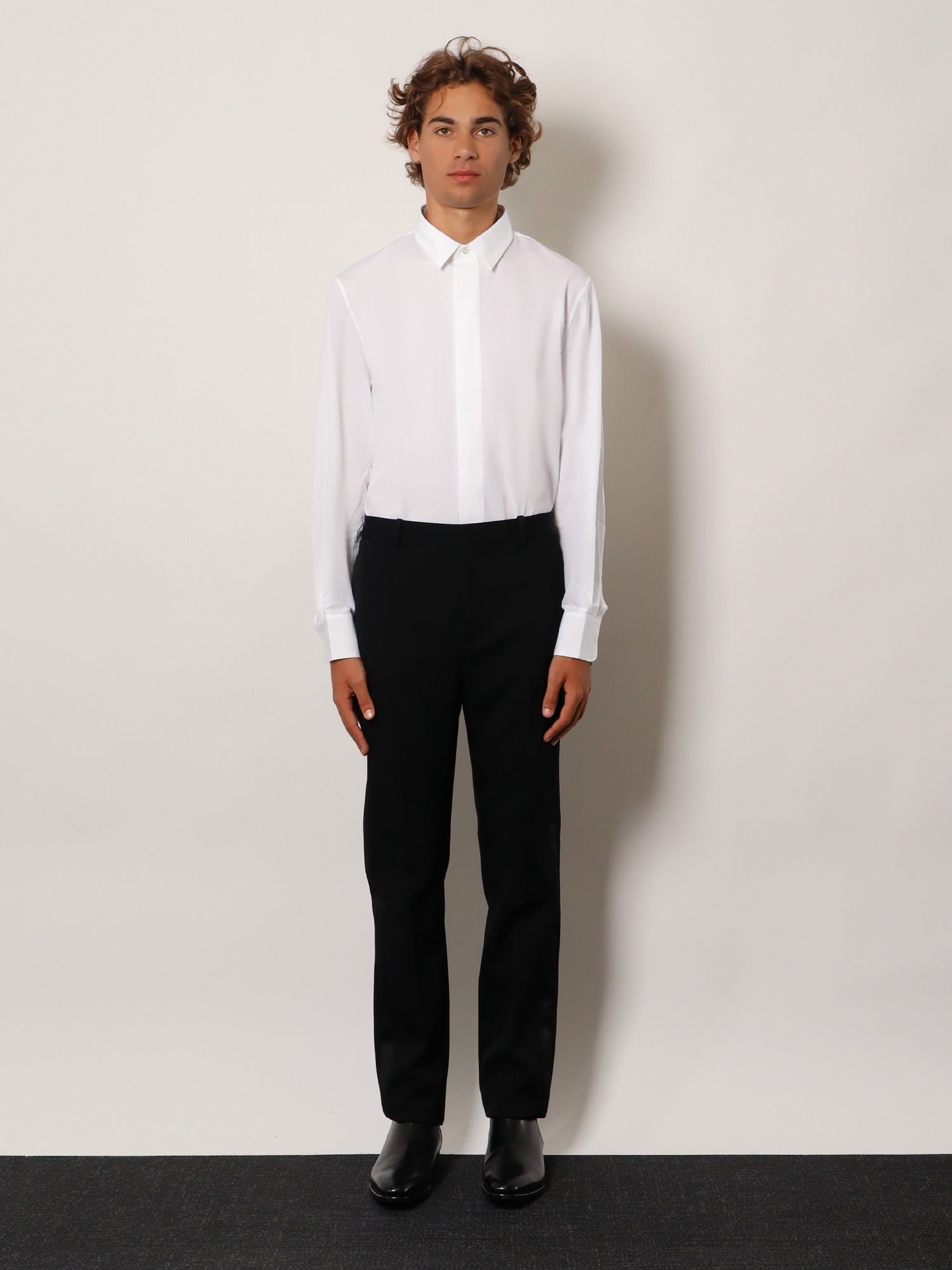 Saint Laurent Men's Cotton Shirt White