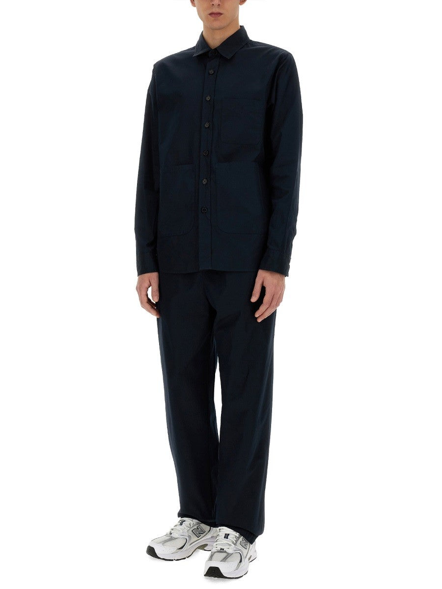 ASPESI Men's Cotton Shirt Blue ASPESI