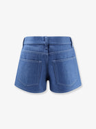 Gucci Women's Cotton Shorts Blue, view 2