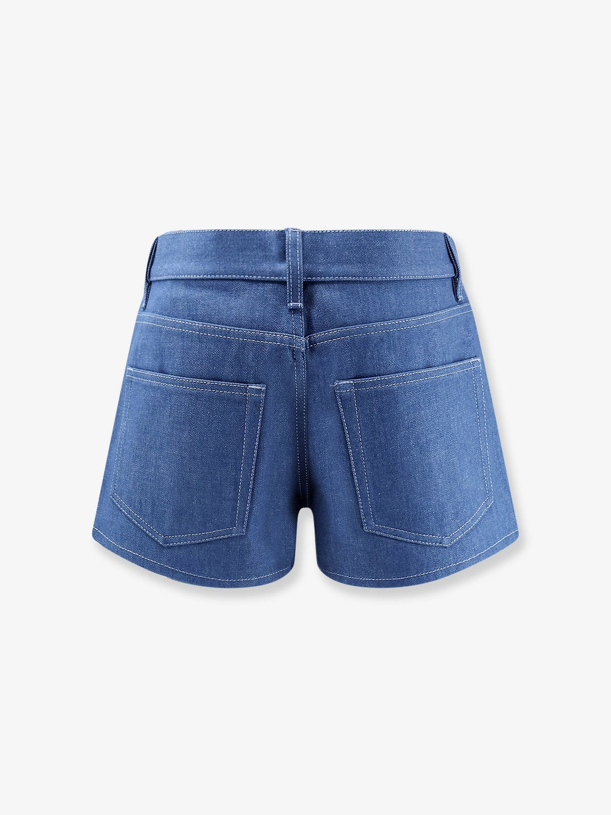 Gucci Women's Cotton Shorts Blue, view 2