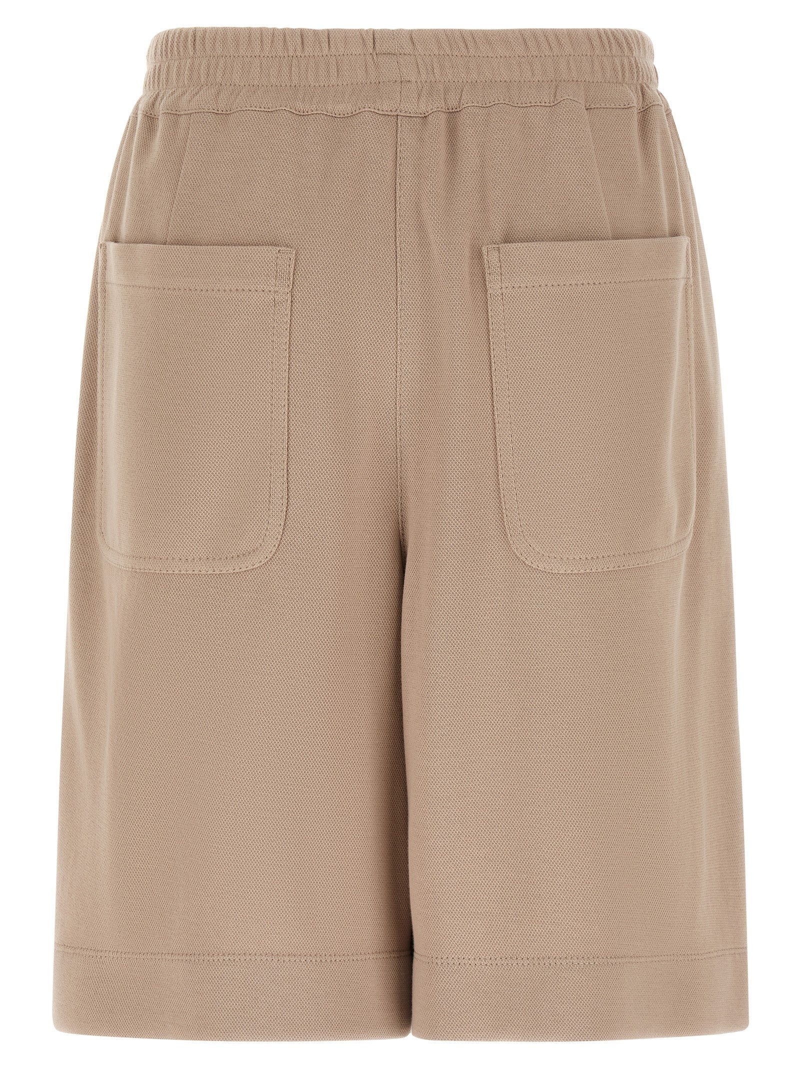 Brunello Cucinelli Cotton Shorts Brown