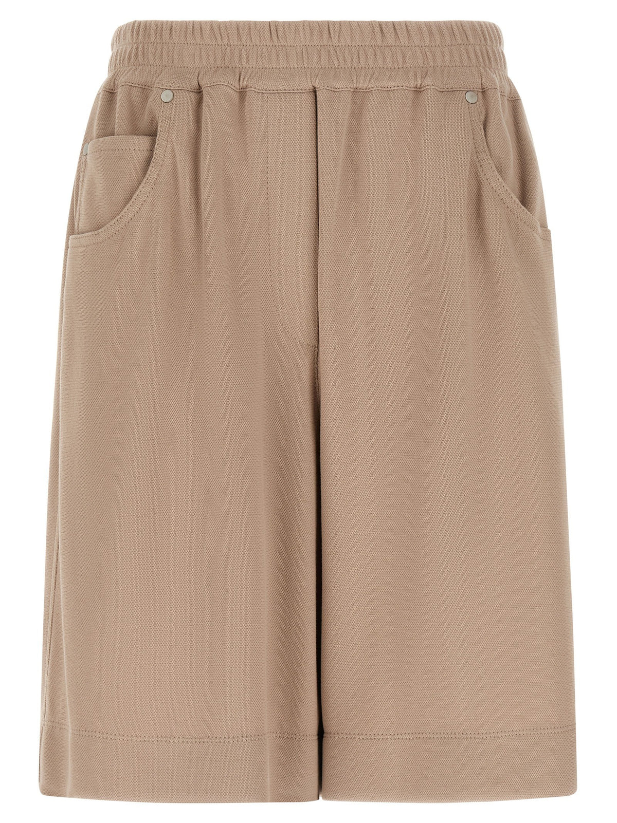 Brunello Cucinelli Cotton Shorts Brown