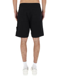 Stone Island Men's Cotton Shorts Black