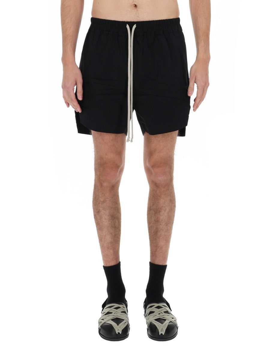 Rick Owens Men's Cotton Shorts Black