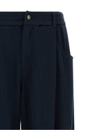 Brunello Cucinelli Cotton Silk Pants Blue, view 3