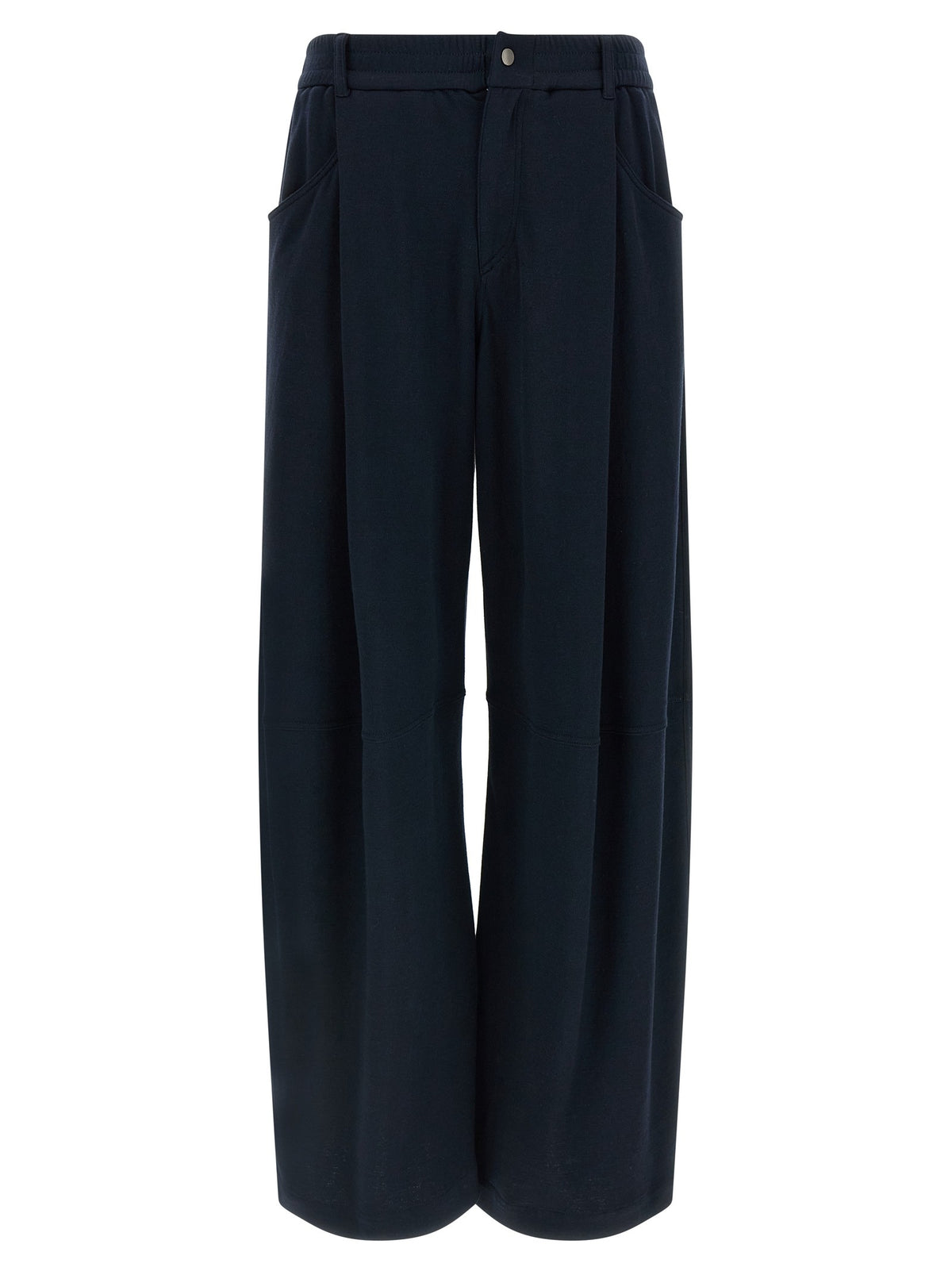 Brunello Cucinelli Cotton Silk Pants Blue