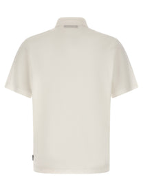 Zanone Cotton Silk Polo Shirt White