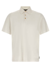 Zanone Cotton Silk Polo Shirt White