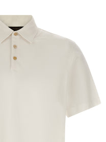Zanone Cotton Silk Polo Shirt White