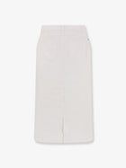Tonywack Women's Cotton Skirt White, view 2