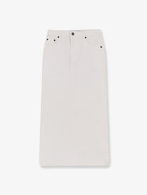 Tonywack Women's Cotton Skirt White