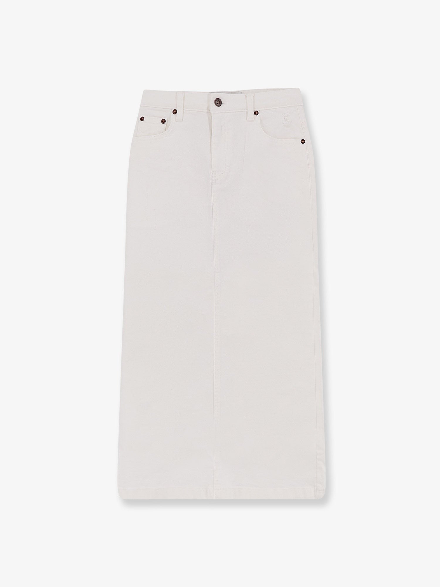 Tonywack Women's Cotton Skirt White