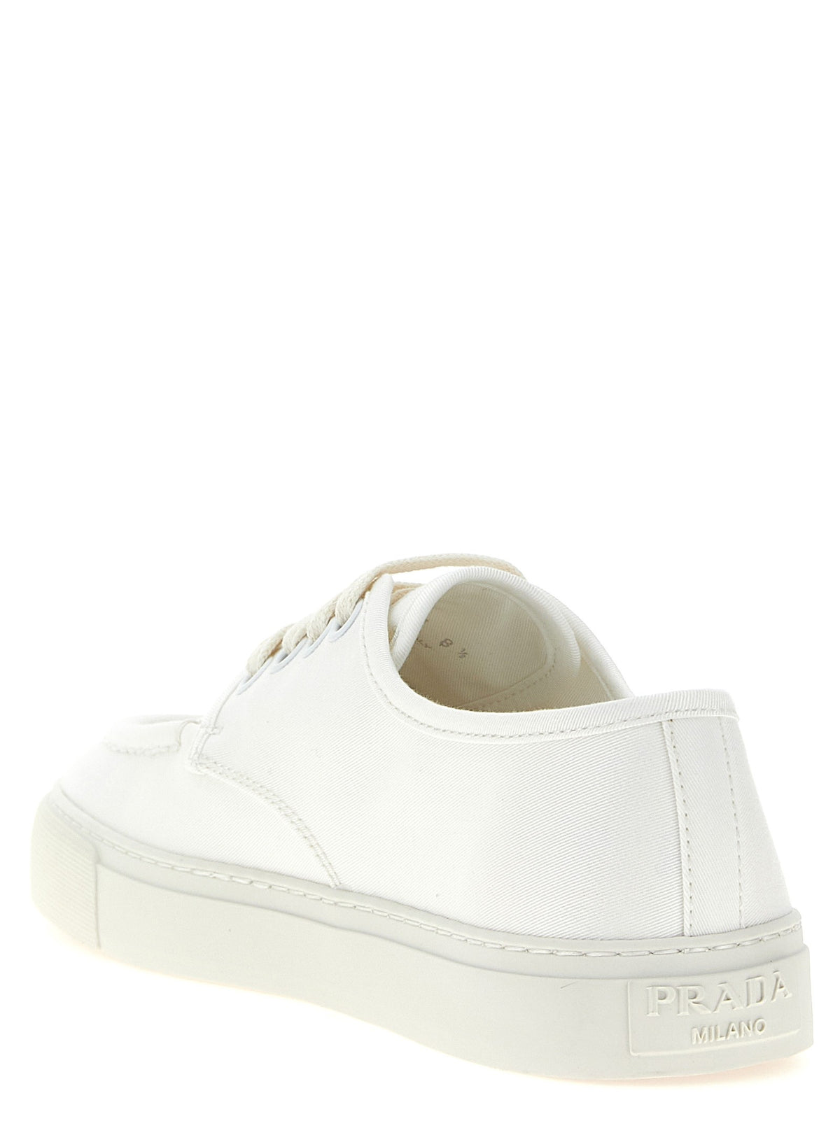 PRADA Cotton Sneakers White, view 3